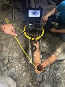 Csővezeték kamerázás, bontás nélküli hibafeltárás